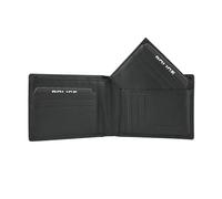 Police Cartera para hombre de piel auténtica, fina, clásica con tarjetero extraíble, caja de regalo, Negro 83 Con Tarjetero Extraíble, Moderno