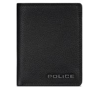 Police Cartera RFID de piel 9,5 cm desplegable negro