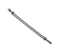 Police Centurion - Pulsera de acero inoxidable para hombre, una talla grande, acero inoxidable, sin gemas, One Size, Acero inoxidable, No es una piedra preciosa