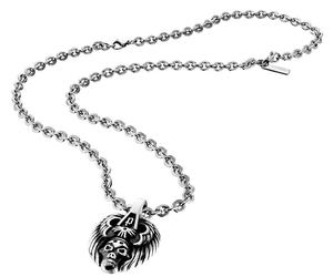 Police chief - collar de acero inoxidable con cadena de balcher