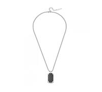 POLICE U-TURN PEAGN0041701 - Colgante de etiqueta de fibra de carbono con cadena para hombre, talla única, acero inoxidable, sin piedras preciosas