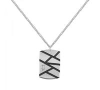 Police colgante collar para hombre acero inoxidable