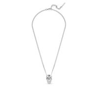 Police Collar con colgante de calavera 3D de acero inoxidable para hombre, color plateado, talla única, Acero inoxidable, No es una piedra preciosa