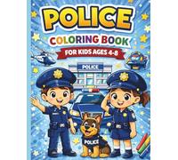 Police Coloring Book for Kids: ":"Fun and Easy Coloring Pages with Vehicles, Officers and Rescue Scenes for Ages 4-8