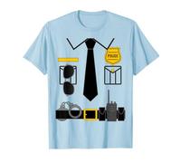 Police Costume For Kids & Adults Halloween Police Officer Camiseta