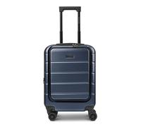Police Dublin 4 ruedas Maleta de cabina S 54 cm Compartimento para el portátil Con asa expansible azul