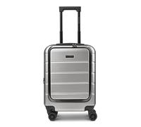 Police Dublin 4 ruedas Maleta de cabina S 54 cm Compartimento para el portátil Con asa expansible plateado