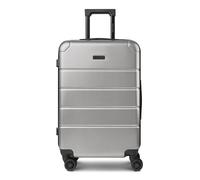 Police Dublin 4 ruedas Trolley M 64 cm Con asa expansible plateado