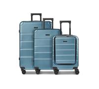 Police _Dublin_Parent, azul hielo., 3-Set, Equipaje duro