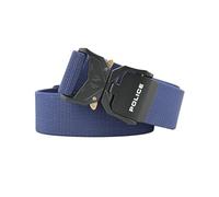 Police Elastischer taktischer Gürtel für Herren und Damen, Militär, mit Metallschnalle, Schnellverschluss, kürzbar, mit Geschenkbox