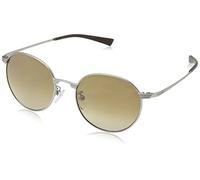 Police - Gafas de sol Redondas S8954 Rival 3, MATT PALLADIUM FRAME/BROWN GRADIENT MIRROR LENS