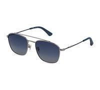 POLICE GAFAS DE SOL SPL996E COLOR TOTAL SHINY RUTHENIUM FORMA NAVIGATOR PARA HOMBRE ADULTO TALLA 145-19-55