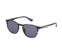 Gafas de Sol Police SPLF18 0M61 SHINY STRIPED BLUE BROWN 53/20/145 para Hombre