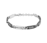 Police Grainline Pulsera cadena eslabones de acero inoxidable para hombres