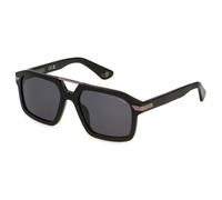 Police Hombre SPLP28 FORTY 1 700 Gafas de sol Acetato Negro Fumar Cuadrada Normal