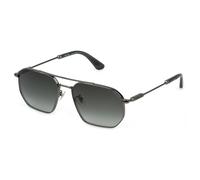 Police Hombre Police SPLP34 HORIZON 13 568 Gafas de sol Metal Gris Verde Geométrico Normal Matizado