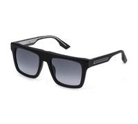 Police Hombre SPLR47M 0703 Gafas de sol Acetato Negro Fumar Cuadrada Normal Matizado