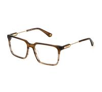 Police Hombre VPLN28 PRINCE 6 0AEX Monturas ópticas Acetato Amarillo Cuadrada