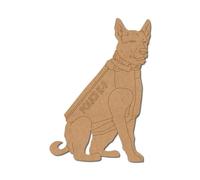 Police K-9 Dog Pre Marked Design 1 Italian Popular Plywood / 6 Inch / 1