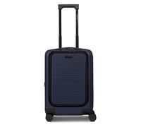 Police London 4 ruedas Maleta de cabina 55 cm Compartimento para el portátil Con asa expansible azul