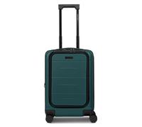 Police London 4 ruedas Maleta de cabina 55 cm Compartimento para el portátil Con asa expansible azul petróleo