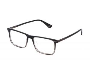 POLICE, MARCO DE GAFAS, VPLQ68, SHINY STRIPED GREY, 55/18/145