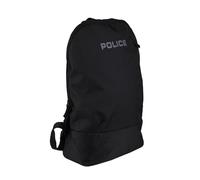 Police Mochila para Hombre, para Portátil de hasta 17 pulgadas, Nylon Negro - Trabajo, Viaje, Escuela
