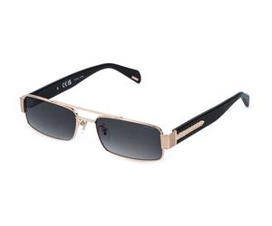 Police Mujer Police SPLR95E INVICTUS 1 349Y Gafas de sol Metal Oro Fumar Cuadrada Normal Matizado