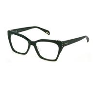 Police Mujer Police VPLM04E SUPERSTAR 1 06WT Monturas ópticas Acetato Verde Cuadrada