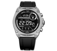 Police My.Avatar Reloj Hombre Silicona Negro IP68 Cuarzo UPON0000101