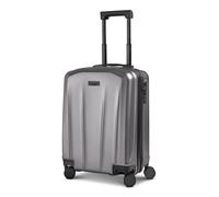 Police New York 4 ruedas Maleta de cabina S 54 cm Con asa expansible plateado