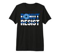 Police Officer - Donut Resist - Thin Blue Line Cop Policeman Camiseta Premium
