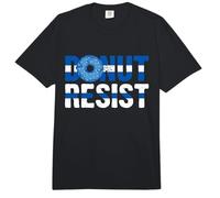 Police Officer - Donut Resist - Thin Blue Line Cop Policeman Comfort Colors Adult Heavyweight T-Shirt