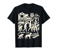Police Officer Evolution Funny Law Enforcement Humor Gráfico Camiseta