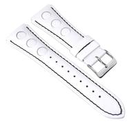 Police P-Matrix Pulsera de Reloj 24mm Cuero Blanco PL10811JS-14A