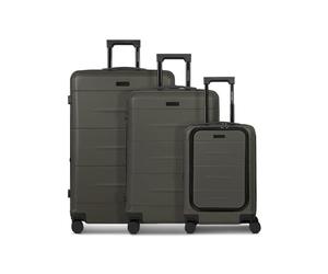 Police _Parent_London, Cool Olive, Kofferset (3-teilig), Equipaje duro