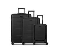 Police _Parent, Profundo Negro, Kofferset (3-teilig), Equipaje duro