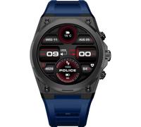 Police PEIUN00003X1 Bluetooth 47,5mm Gunmetal Correa Negra IP68 5ATM