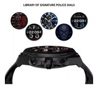 Police PEIUN00003X2 Bluetooth GPS 46mm Negro Correa Única Resistente al agua 5ATM