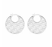 Police Pendientes Mujer PJ25593ESS.01 Acero Inoxidable 3 cm