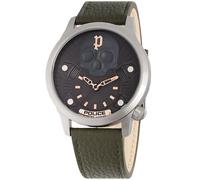 Police Watches Jet Reloj para Hombre Analógico de Cuarzo con Brazalete de Piel de Vaca PEWJA2227703