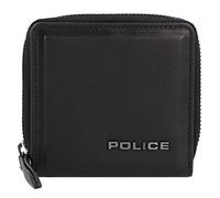 POLICE PT16-10368 Monedero Cuero 12 cm, Negro, Cartera Porta Tarjetas