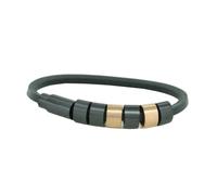Police Pulsera Hombre Sixpack Acero Inoxidable Cuero PJ.22653BLR/03-19
