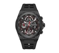 Police Reloj analógico de Cuarzo para Hombre con Correa de Silicona PEWGQ0054303