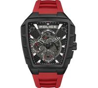 Police Reloj analógico de Cuarzo para Hombre con Correa de Silicona PEWGQ0056803