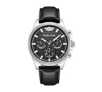 POLICE Reloj analógico 'Malawi' negro / plata One Size negro / plata