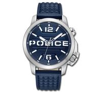 Police Reloj de Hombre Cuero Azul Oscuro Police Automated Pulsera UPOD0021702