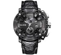 Police Reloj de pulsera para hombre de piel, analógico, protector PL.13806JSB/02B