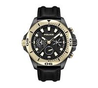 Police Watches Electrical Reloj para Hombre Analógico de Cuarzo con Brazalete de Piel de Vaca PEWJF0022501