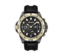 Police Watches Electrical Reloj para Hombre Analógico de Cuarzo con Brazalete de Piel de Vaca PEWJF0022501